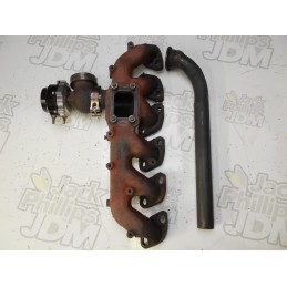 Nissan Skyline R33 Factory Exhaust Manifold Modified with GFB External Wastegate