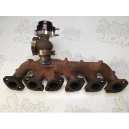 Nissan Skyline R33 Factory Exhaust Manifold Modified with GFB External Wastegate