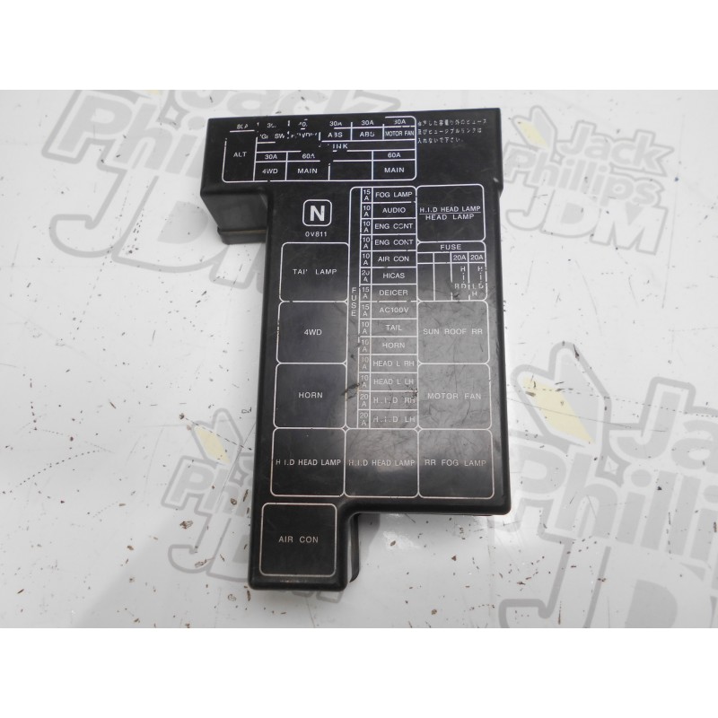 Nissan Stagea C34 Fuse Box Relay Engine Bay Cover N 0V811