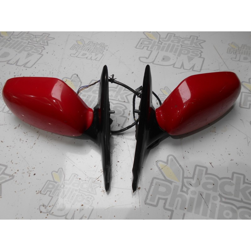 Nissan Silvia S14 200SX Side Mirror Pair Red