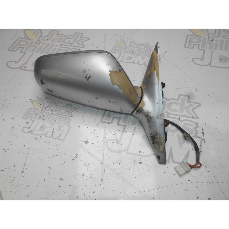 Nissan Skyline R32 Coupe Side Mirror RH Silver 5 Pin