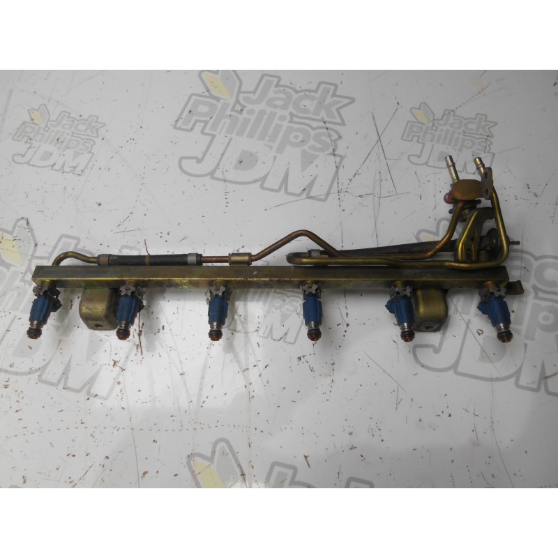 thumbnail image 2 of Raceworks ALY-029BK Fuel Rail For Nissan Skyline R33 RB25 – Top Feed – Black 2 of 6