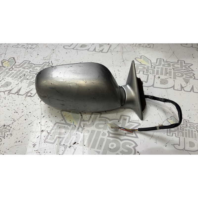 Nissan Skyline R33 Sedan Side Mirror RHS Silver No Fold