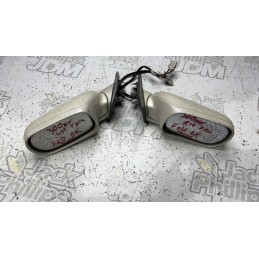 Nissan 300ZX Z32 Side Mirror 7 Pin Pair White Heated