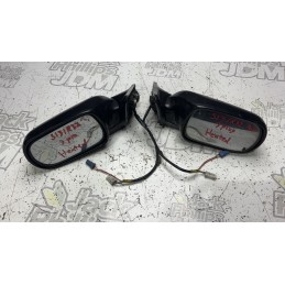 Nissan Silvia S13 180sx Side Mirror 3 Pin Heated Pair Black