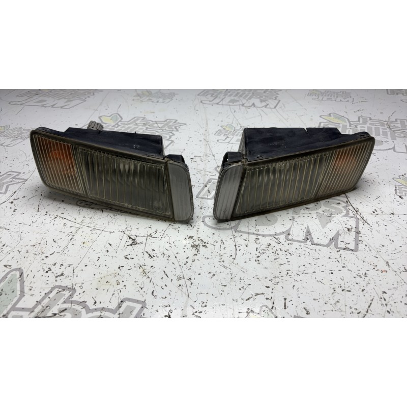 Nissan Stagea C34 S2 Front Bumper Fog and Indicator Light Pair
