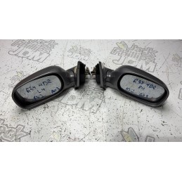 Nissan Skyline R34 Sedan Folding Side Mirror Pair KV2 Silver