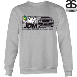 JP JDM Grey Crew Neck Jumper XL