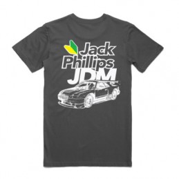 JP JDM Staple T Shirt Charcoal Extra Large