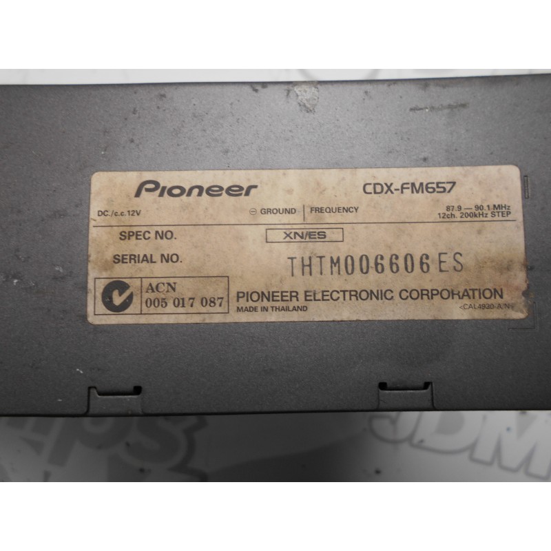 Nissan Skyline R33 Pioneer 6 Disc CD Changer CDXFM657