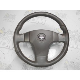 Nissan Stagea M35 Leather Steering Wheel with Drivers SRS Airbag