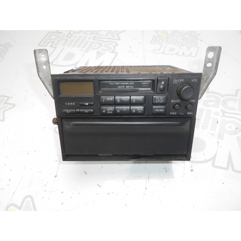 Nissan Skyline R33 Factory OEM Radio Radio Mount and Pocket Assembly  28111 15U00